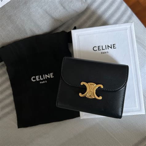 celine small.wallet|celine small triomphe wallet.